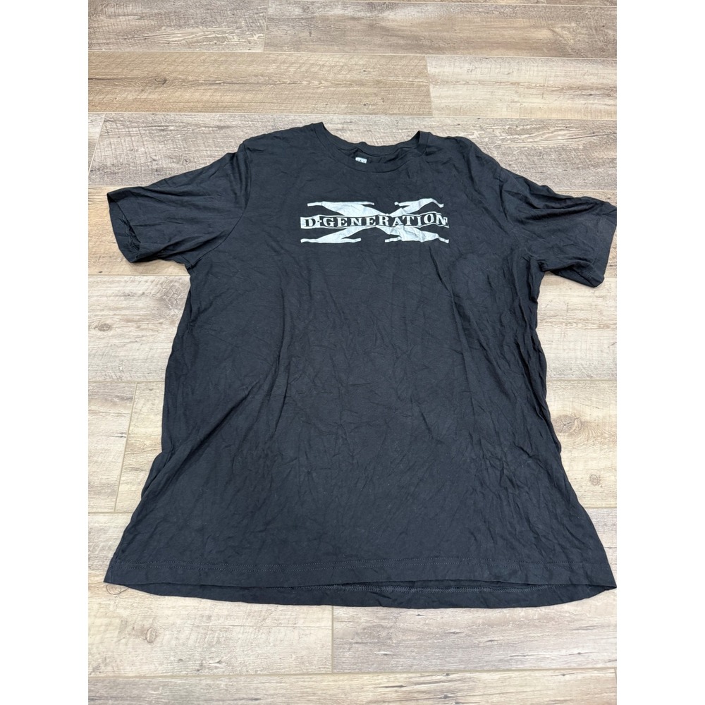 WWE Authentic D-Generation X DX Two Words Suck It Black Graphic T-Shirt XXL